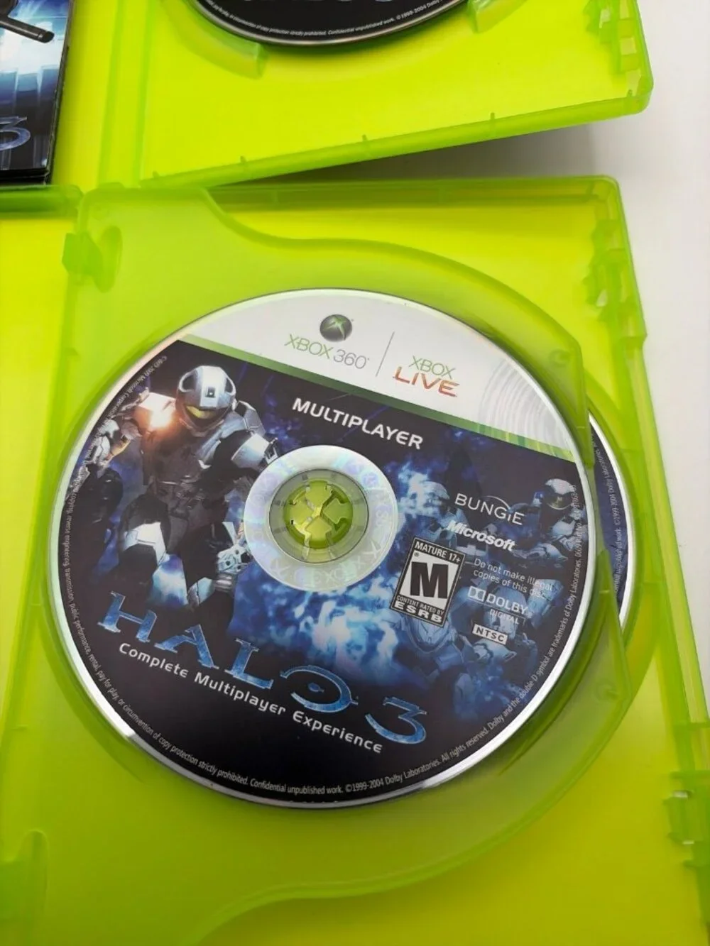 Halo Bundle of 3 Games Microsoft Xbox 360 Tested Working